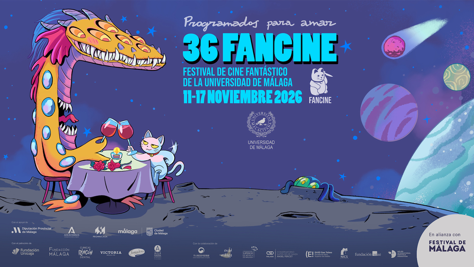 Fancine Málaga 2026 apuesta por la animación fantástica con diez cortometrajes a concurso