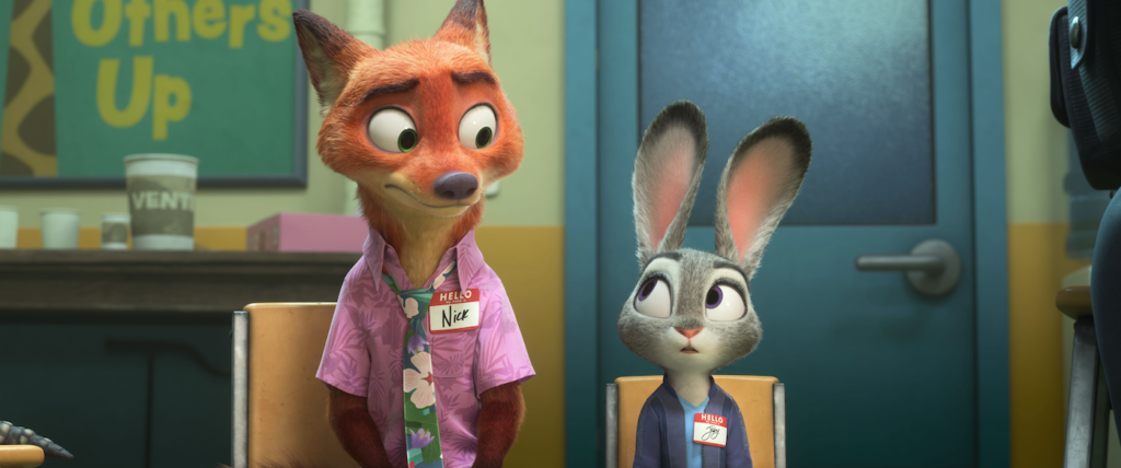Judy Hopps y Nick Wilde en una escena de Zootrópolis 2, de Disney